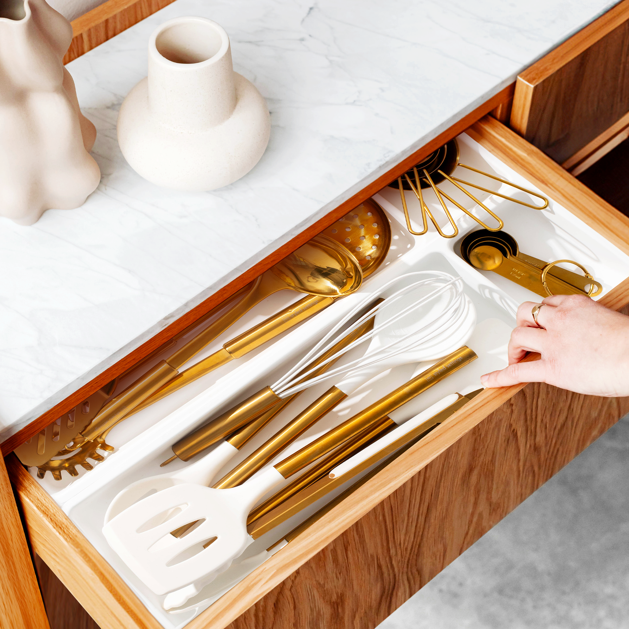 Gold Complete Kitchen Utensils Set