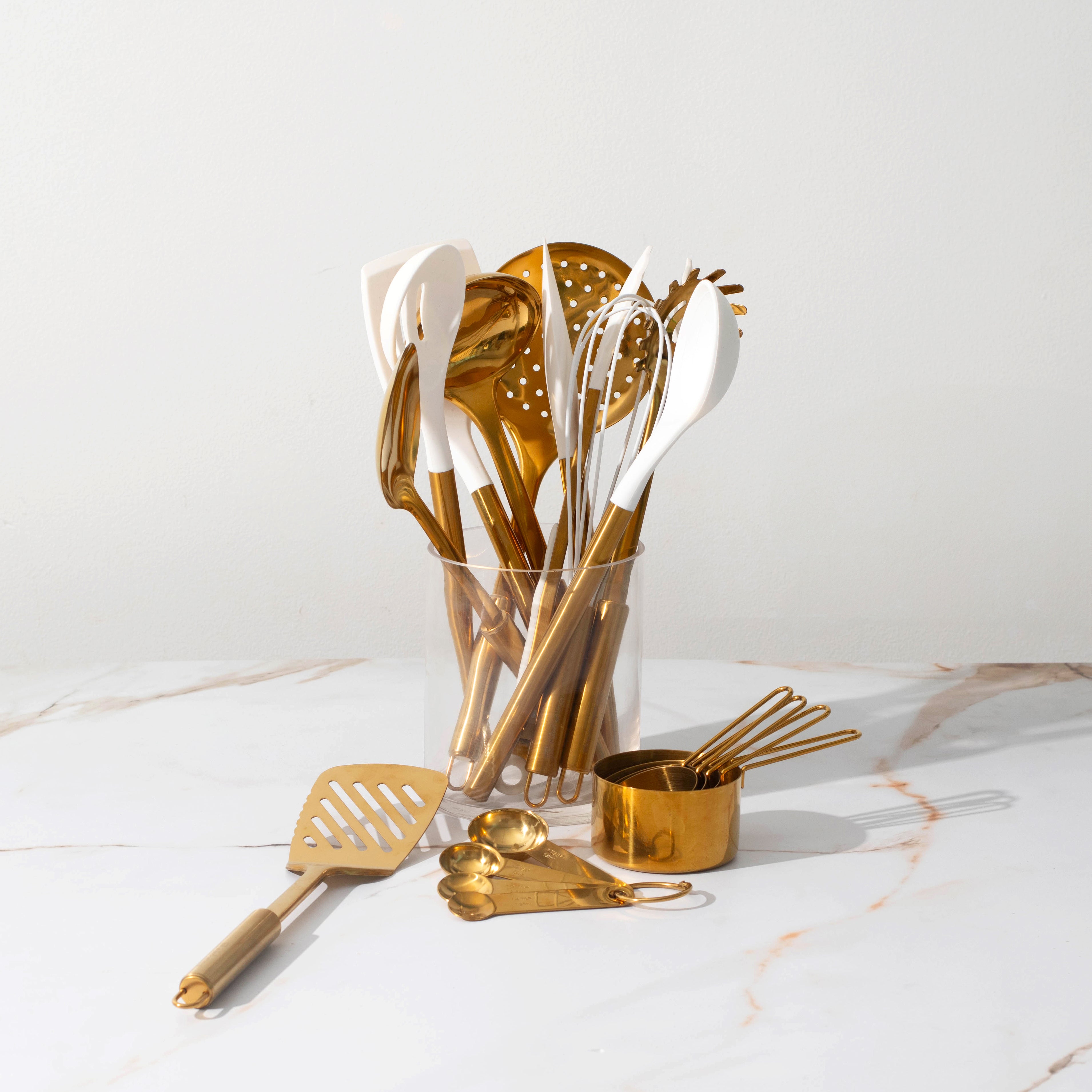 Gold Complete Kitchen Utensils Set