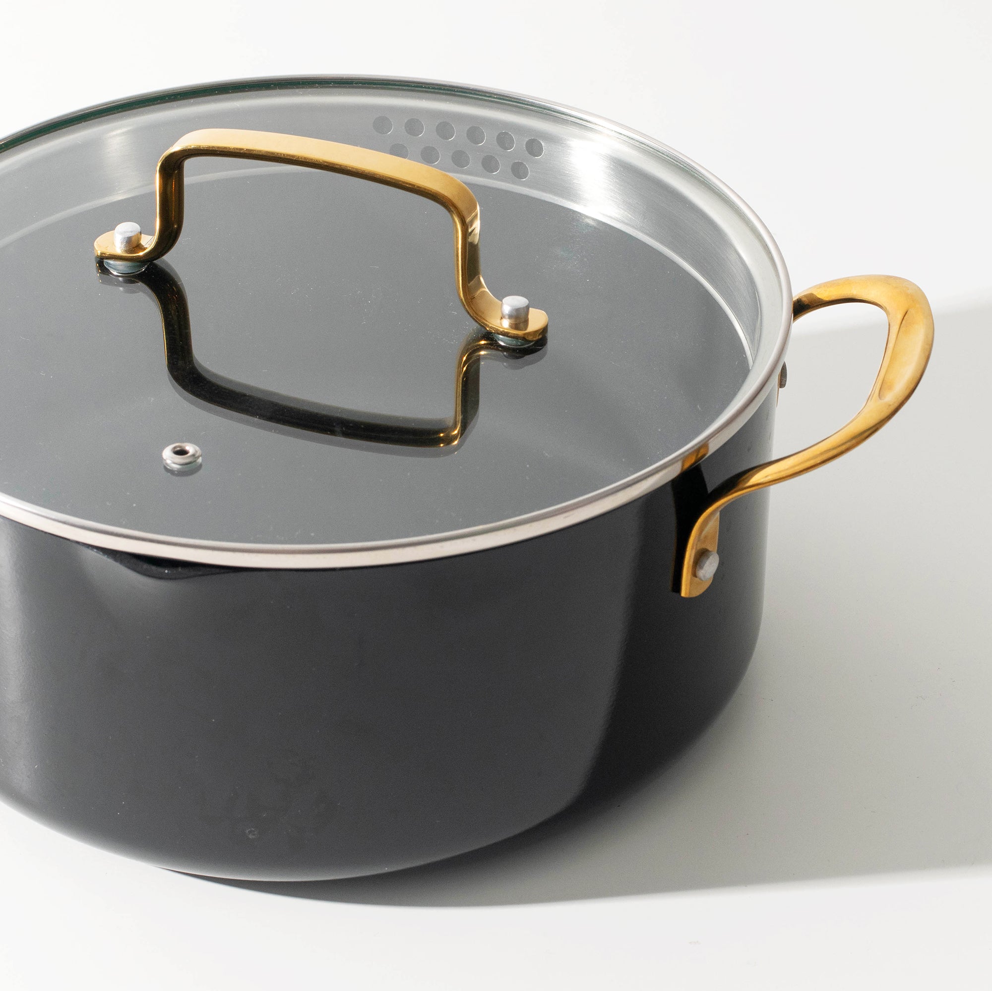 Black and Gold Nonstick Pots and Pans Set