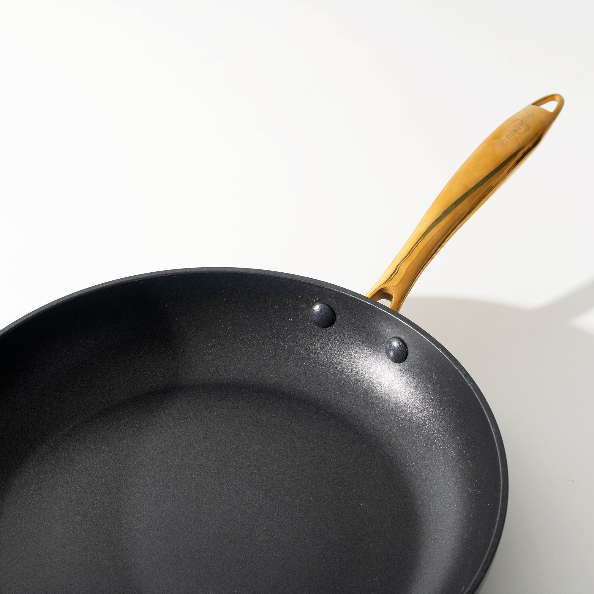 Black and Gold Nonstick Pots and Pans Set