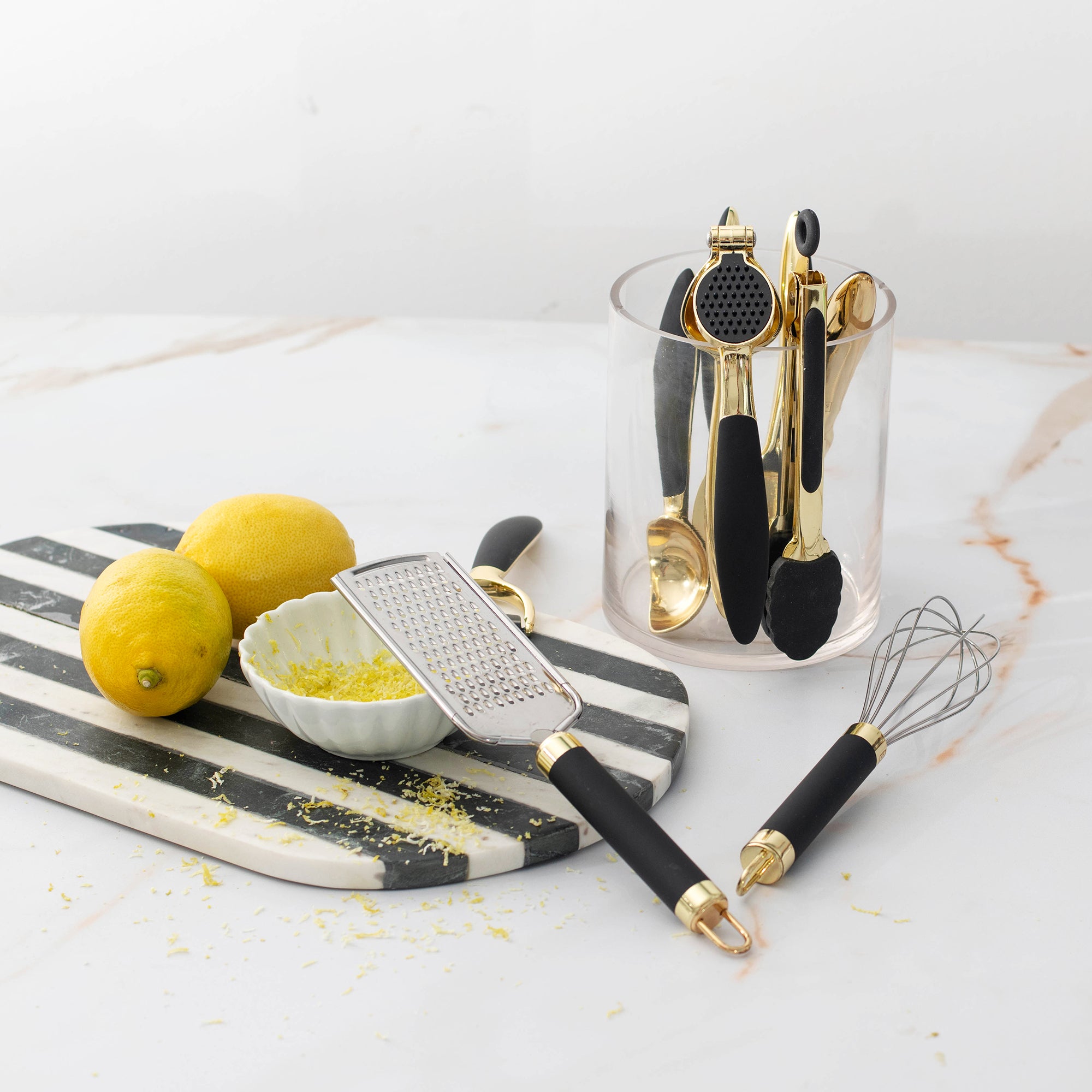 Black and Gold Kitchen Tool Set