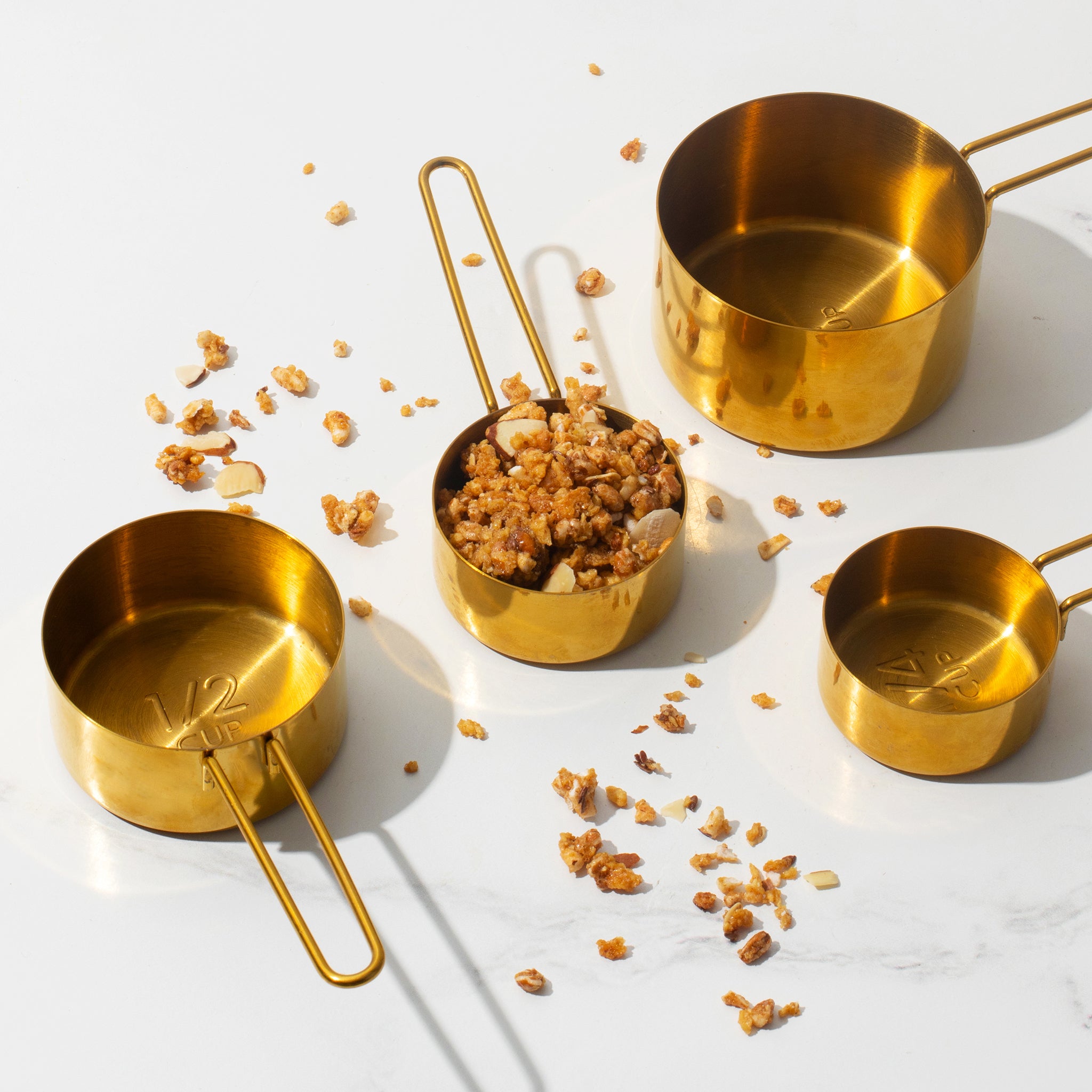 Gold Measuring Cups and Spoons Set - Styled Settings