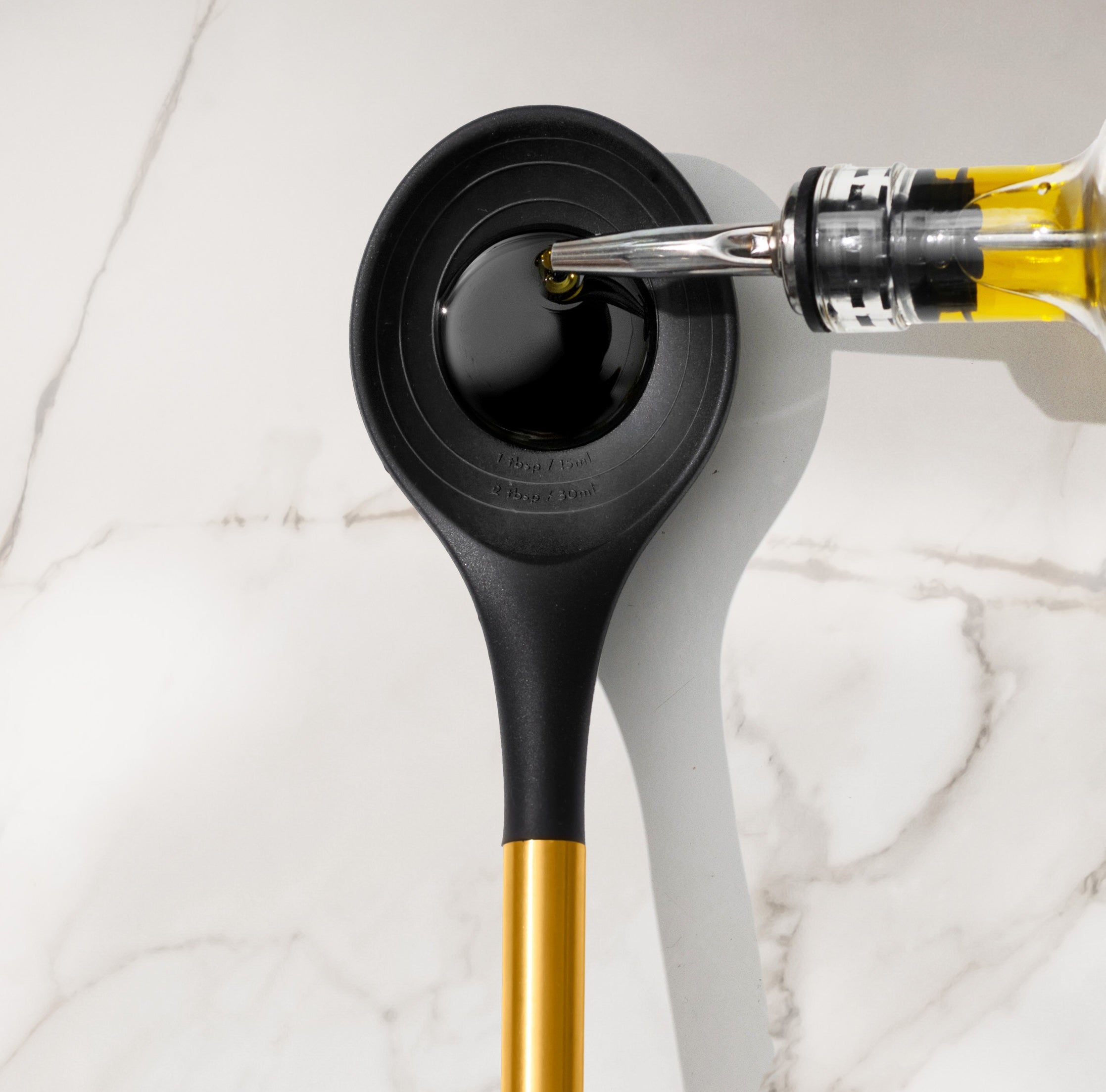 Black and Gold Kitchen Utensils Duo