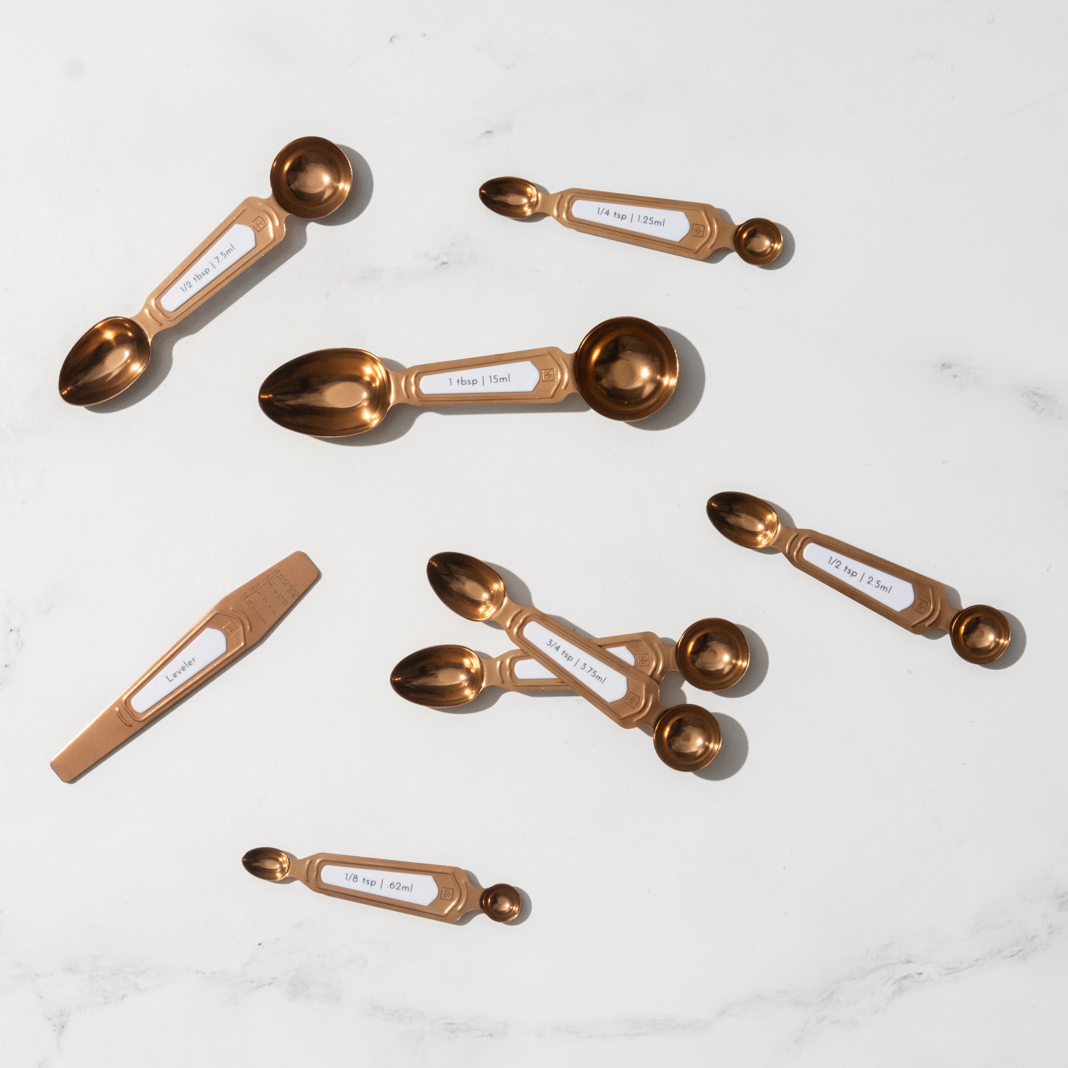 Timeless Copper Magnetic Measuring Spoon Set