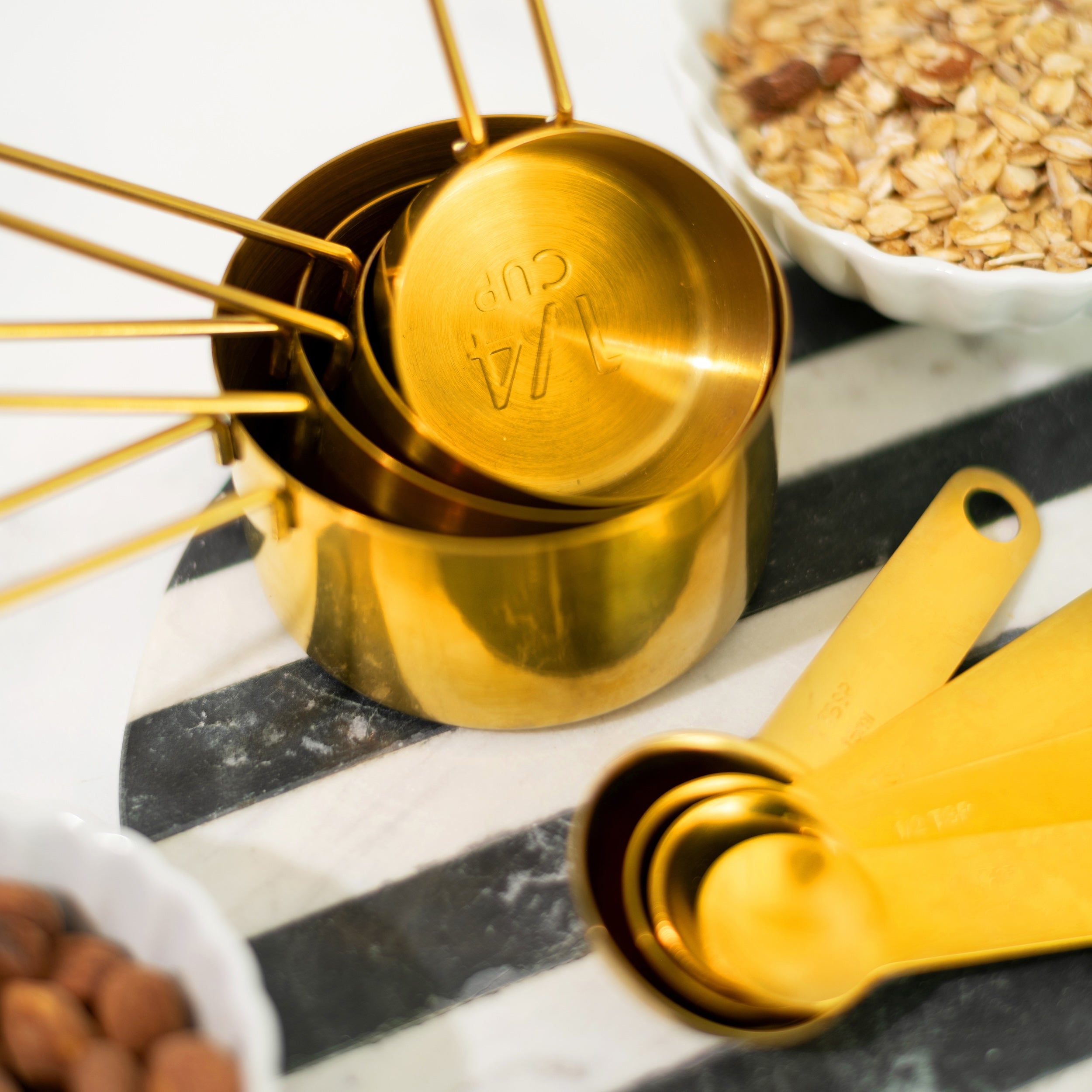 Black and Gold Kitchen Utensils Duo