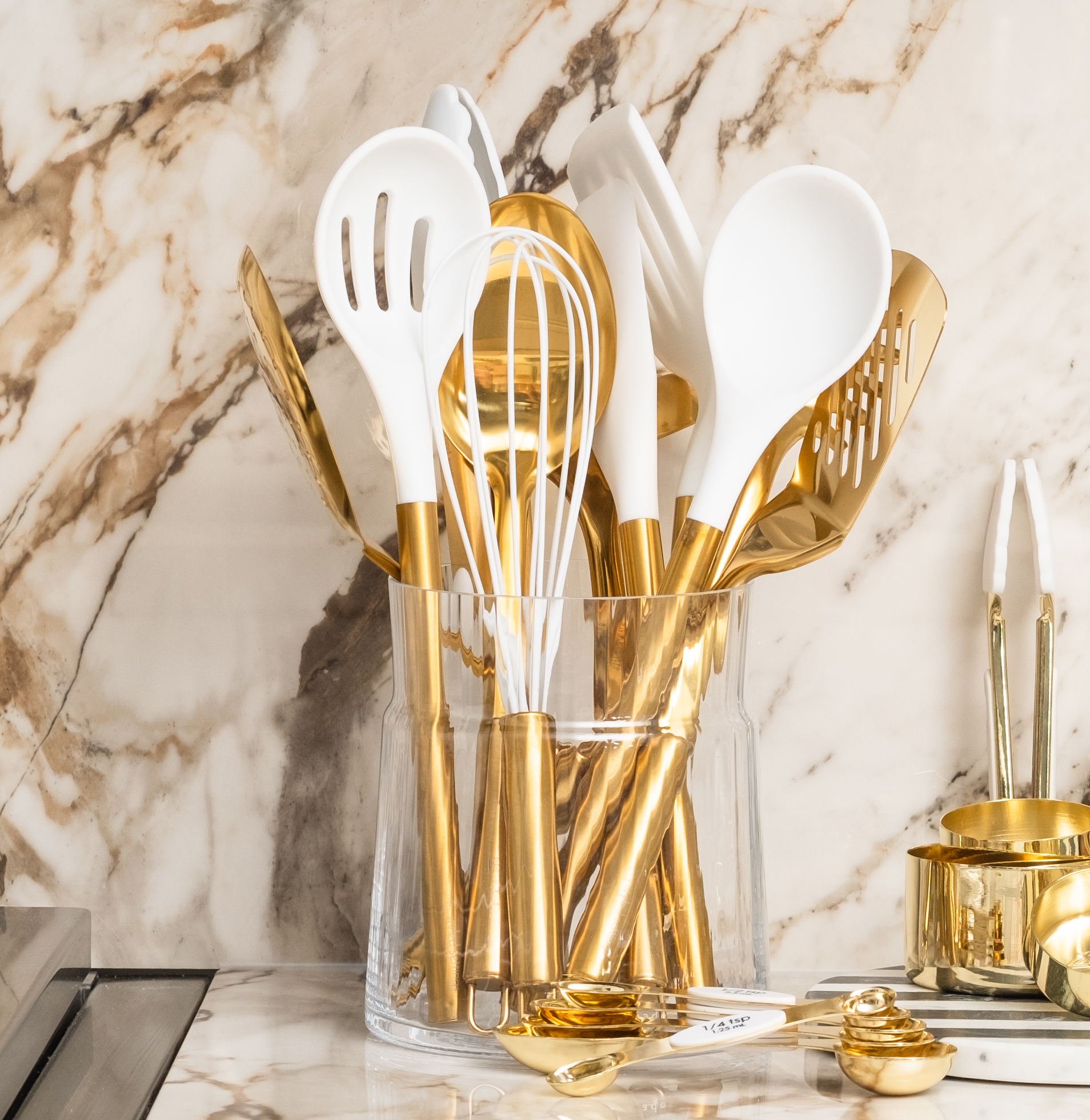 Gold Kitchen Utensils Set